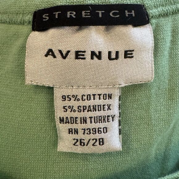 Avenue Plus Size 26/28 Green Sleeveless Tank Top Cami – Great Condition - Picture 5 of 6